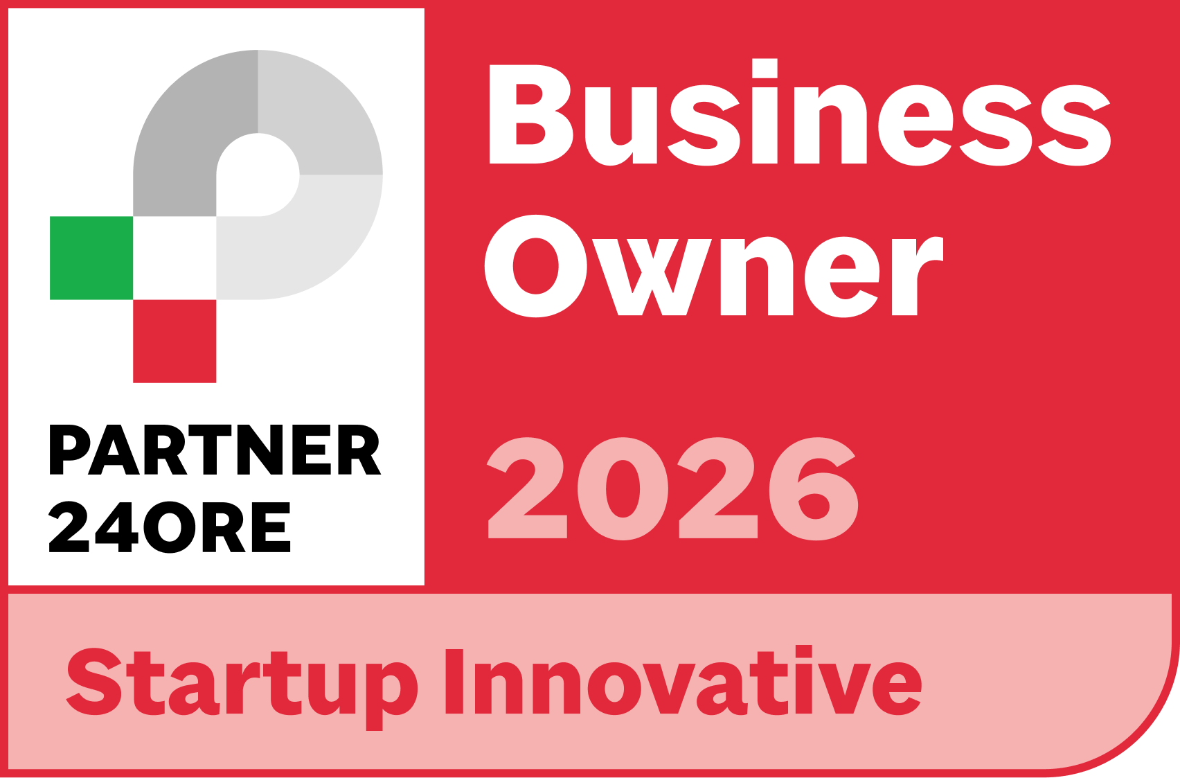 Partner 24 ORE Business Owner 2026, Startup Innovative